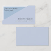 トレンディーブモダンルークリエイティブデザインプレーン 名刺 (正面/裏面)