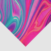 トレンディーブライトブルーピンクグリーン抽象芸術パターン 薄葉紙 (詳細)