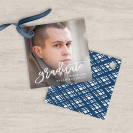 トレンディーブラシスクリプト写真大学院卒業 フェイバータグ