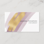 トレンディーブラシストロークのコラージビジネスカード 名刺 (正面)