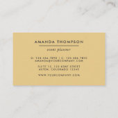 トレンディーブラシストロークのコラージビジネスカード 名刺 (裏面)