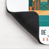 トレンディーブラジルシティリオデジャネイロヴィンテージ マウスパッド (コーナー)