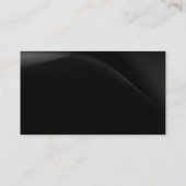 トレンディーブラックコンサルタントの名刺 名刺 (裏面)