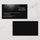 トレンディーブラックコンサルタントの名刺 名刺 (正面/裏面)