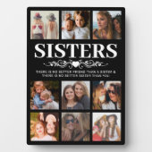 トレンディーブラックシスターフォトコラージュ フォトプラーク (正面)