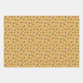 トレンディーブラックブージングハネビー春&サマー ラッピングペーパーシート (正面3)