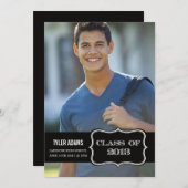 トレンディーブラックラベルクラス2013年卒業カード 案内状 (正面/裏面)