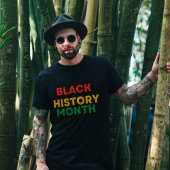 トレンディーブラック履歴月 Tシャツ