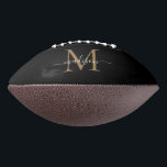 トレンディーブラック金ゴールドモノグラムガーリースフェミニンクリプト アメリカンフットボール<br><div class="desc">トレンディーブラック金ゴールドモノグラムガーリースクリプフェミニントフットボール</div>