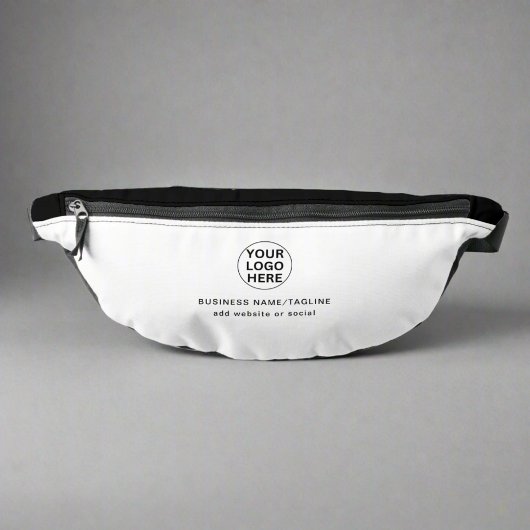 トレンディーブラック&ホワイト会社のロゴプロモーション ファニーパック