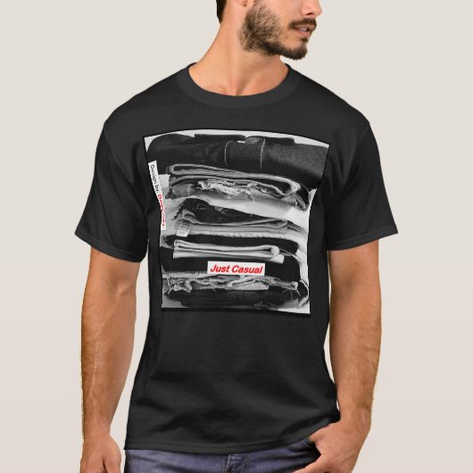 トレンディーブラックTシャツ Tシャツ (正面)