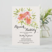 トレンディーブランチ&バブリーフローラシャワー招待状 (スタンド正面)