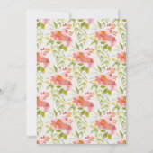 トレンディーブランチ&バブリーフローラシャワー招待状 (裏面)