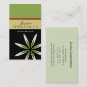 トレンディーブリスグリーンアップル名刺 名刺 (正面/裏面)