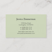 トレンディーブリスグリーンアップル名刺 名刺 (裏面)