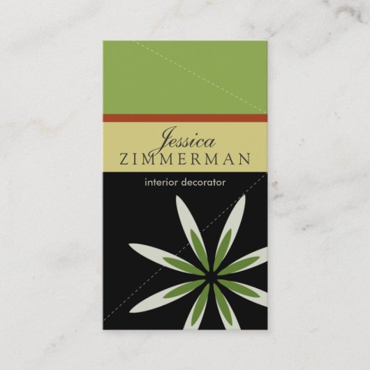 トレンディーブリスグリーンアップル名刺 名刺 (正面)