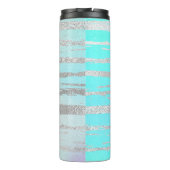 トレンディーブルーとシルバーモノグラム タンブラー (裏面)