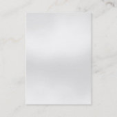 トレンディーブルーグレーモノグラムコンサルタント名刺 名刺 (裏面)