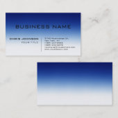 トレンディーブルーコンテンポラリーコンサルタント名刺 名刺 (正面/裏面)