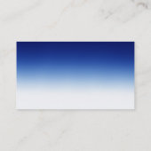 トレンディーブルーコンテンポラリーコンサルタント名刺 名刺 (裏面)