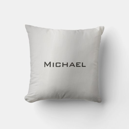 トレンディーブルーシルバーグレーモダンプロフェッショナル クッション (正面)