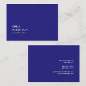 トレンディーブルーチュビー魅力的な名刺 名刺 (正面/裏面)