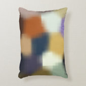 トレンディーブルーパープルオレンジベージュパタスタイリッシューン アクセントクッション (正面(垂直))