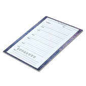 トレンディーブルーピンク食品日食日記 ノートパッド (アングル)