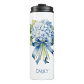 トレンディーブルーフローラブライドメイド提案 タンブラー (正面)