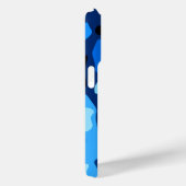 トレンディーブルー迷彩柄抽象芸術パターン Case-Mate iPhoneケース (裏面 / 右)
