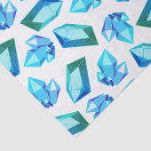 トレンディーブルー&グリーンゲードジェムストーンズ 薄葉紙 (詳細)