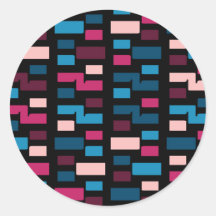 トレンディーブルー&ピンクシティナイトホームクールパターン