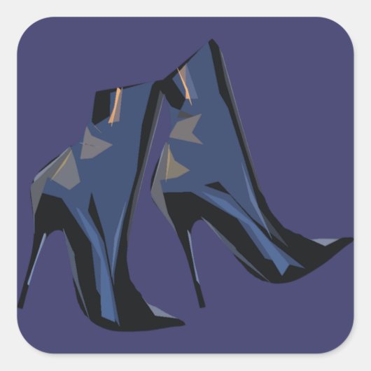 トレンディーブートアート スクエアシール (正面)