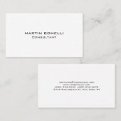 トレンディープレインクリーンシンプル 名刺 (正面/裏面)