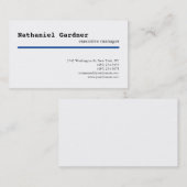 トレンディープレーンクリエイティブミニマモダンリスト 名刺 (正面/裏面)