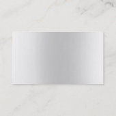 トレンディープレーンシンプルモノグラム名刺 名刺 (裏面)