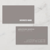 トレンディープレーンモダンエレガントデザインラグジュアリーシルク 名刺 (正面/裏面)