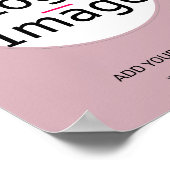 トレンディープロフェッショナルのモダンカスタマイズ可能な埃バラ ポスター (角)