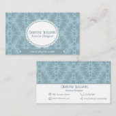 トレンディープロフェッショナルインテリア設計者 名刺 (正面/裏面)