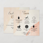 トレンディープロフェッショナルオレンジテラコッタキャンドル気に サンキューカード (正面/裏面)