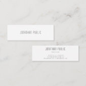 トレンディープロフェッショナルシンプルモダンテンプレートシック スキニー名刺 (正面/裏面)