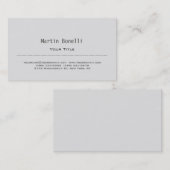 トレンディープロフェッショナルシンプルモダン名刺 名刺 (正面/裏面)