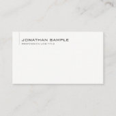 トレンディープロフェッショナルテンプレートミニマリストモダン 名刺 (正面)