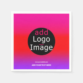 トレンディープロフェッショナルパーティーカスタマイズマゼンタ スタンダードカクテルナプキン