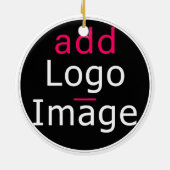 トレンディープロフェッショナルビジネスのカスタマイズ セラミックオーナメント (裏面)