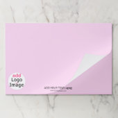 トレンディープロフェッショナルビジネス淡い色のピンクカスタム ペーパーパッド (折り畳み)