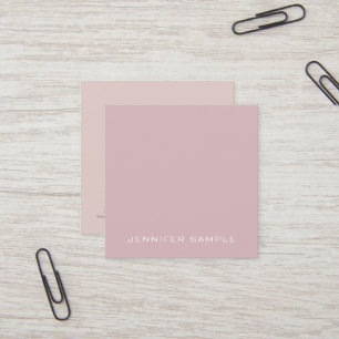 トレンディープロフェッショナルプレミアモダンムシルクラグジュアリー スクエア名刺