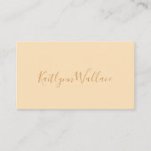 トレンディープロフェッショナルミニマリストソーシャルメディア 名刺 (正面)