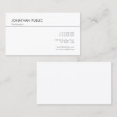 トレンディープロフェッショナルミニマルテンプレートモダン 名刺 (正面/裏面)