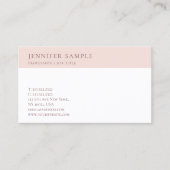 トレンディープロフェッショナルモダンお洒落テンプレートかわいらし 名刺 (正面)